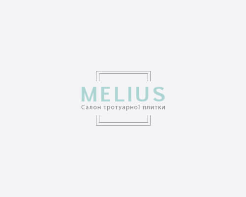 Логотип салону тротуарної плитки «Melius» Фото